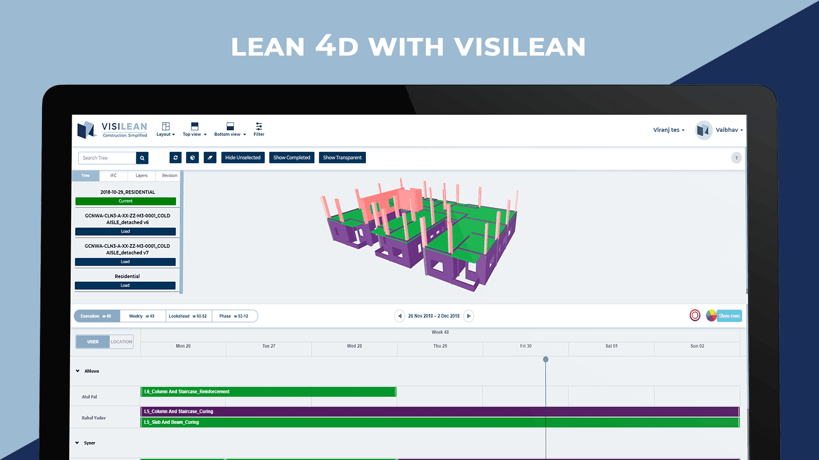 Lean 4D with VisiLean