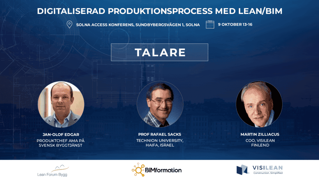 Lean & BIM & digitisation in Sweden